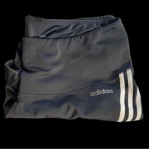 Adidas Black Track Pants with White Stripes